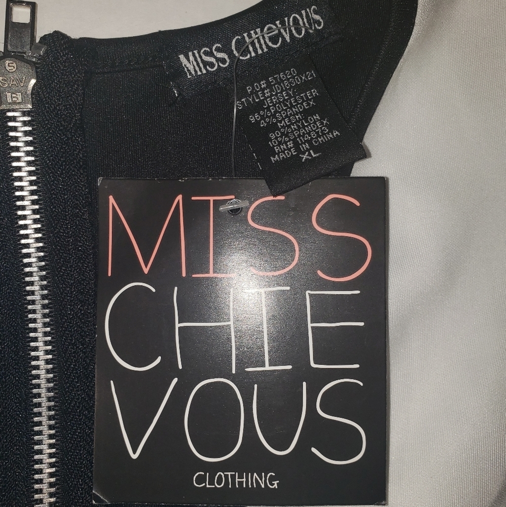 NWT Women's Miss Chievous Dress. Junior's Size XL - Picture 6 of 6